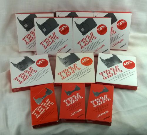 8 IBM Easystrike® High Yield Ribbon Cassettes #1299845 &amp; 3 Lift-Off Tapes