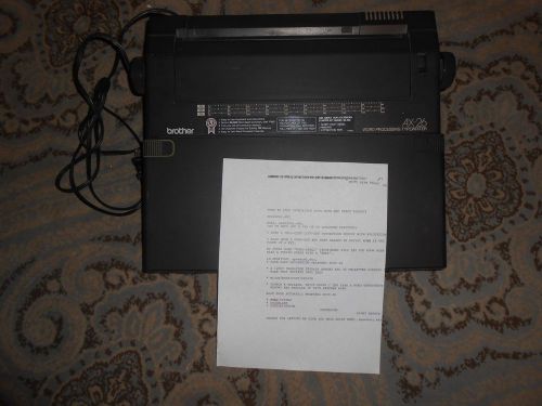 BROTHER Brand Electronic Typewriter &amp; Word Processor # AX-26 with Cover! L@@K!