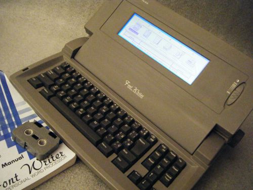 Sharp FW–610 Font Writer word processor 1 unused Multi-Strike ribbon + 1 used