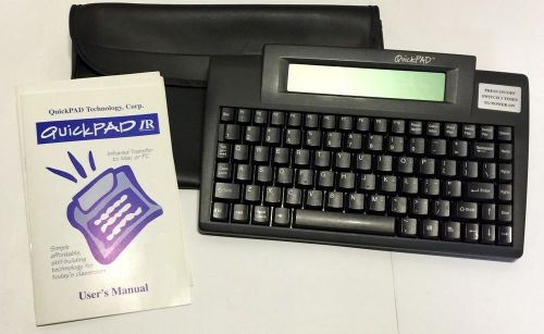 QuickPAD IR Infared Wireless Keyboard W/Cover &amp; Instructions &amp; Tested-Works!