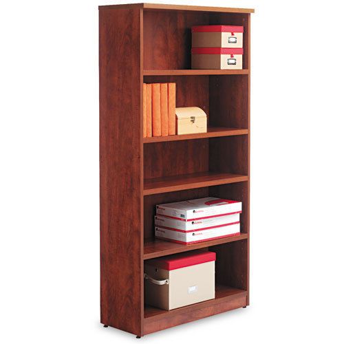 Alera valencia series bookcase/storage cabinet, 5 shelves, 32w - aleva636632mc for sale