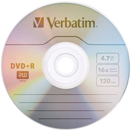 VERBATIM 97956 4.7GB 16x DVD+Rs, 10 pk