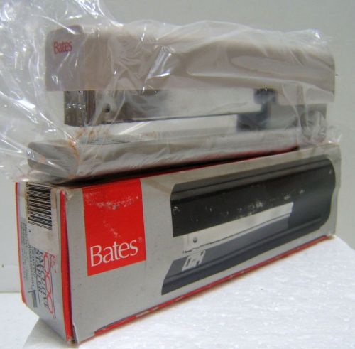 Bates 9000 executive grey desk stapler u.s.a. made original nip office supplies for sale