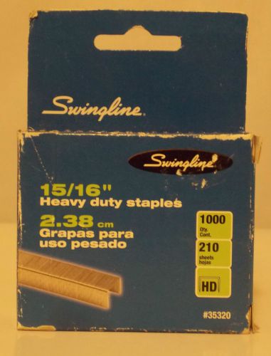 Swingline 15/16&#039;&#039; Heavy Duty 1000 Staples #35320 New in Box