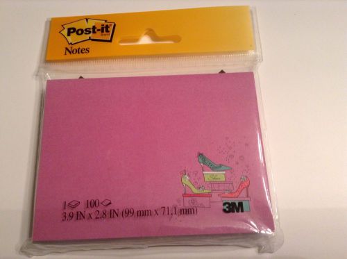 Post-It   PINK   &#034;High Heel Shoes Design&#034;  Notes Pad