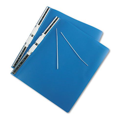 Hanging Data Binder With ACCOHIDE Cover, 14-7/8 x 11, Blue
