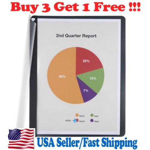 (Buy 3 Get 1 Free)STAPLES Poly Report Cover Swing Spine Binder File Cover 5 Pack