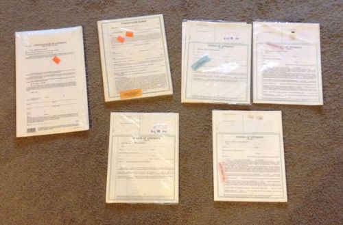 Lot Of Legal Forms - Power Of Attorney Limited Commercial Lease 120 Forms - E2