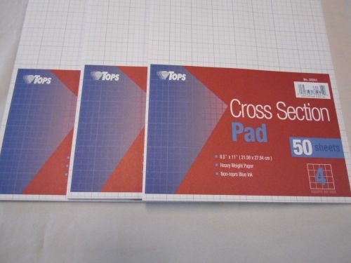 Ampad Cross Section 8-1/2 X 11&#034;, 50 Sheets #35041, Office Supplies