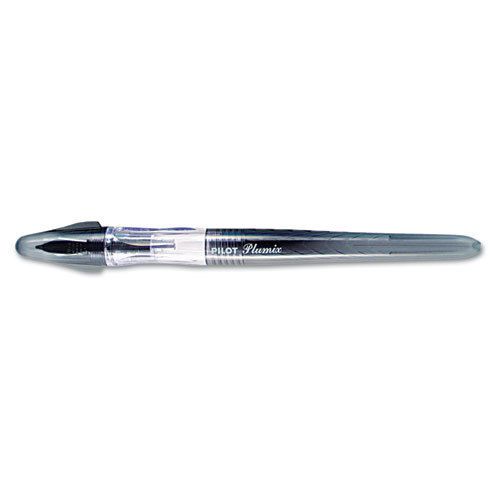 Pilot Plumix Refillable Fountain Pen, Medium Point, Black Ink, (90055), 3 Each