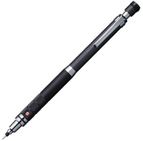 Mitsubishi Pencil Sharp pen Kurutoga knurled model  gunmetal M510171P.