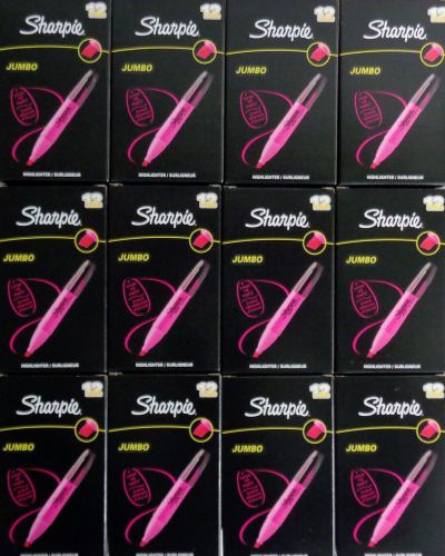 144pk of Sharpie Jumbo PINK Highlighters Chisel Tip Marker Pens Accent HUGE LOT
