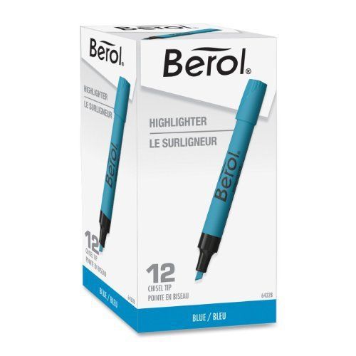 Berol Highlighter - Broad, Narrow Marker Point Type - Chisel Marker (san64328)
