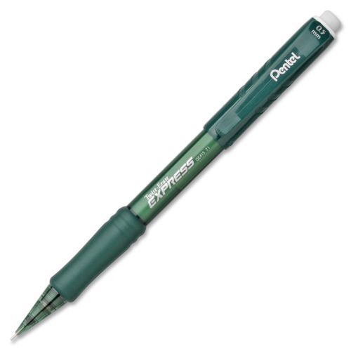 Pentel Twist-erase Qe415 Automatic Pencil - 0.5 Mm Lead Size - Green (qe415d)