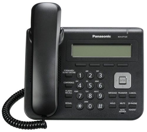 NEW Panasonic PAN-KXUT123B BASIC SIP PHONE