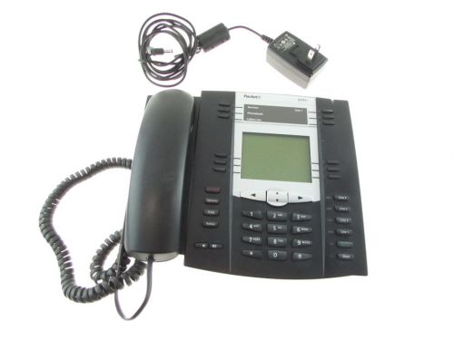 PACKET 8 Black 6755i 4 Call Lines Internet IP LCD Display Office Digital Phone