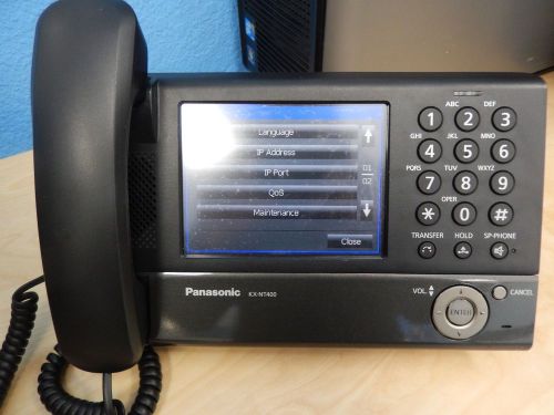 Panasonic KX-NT400 5.7&#039;&#039; Color LCD Display Touchscreen IP Phone - Black
