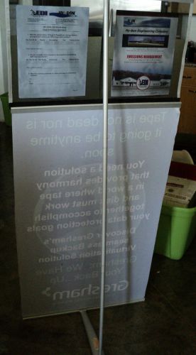 EXPRESS STAND/BANNER STAND 24&#034; wide x 56&#034; high WITH NYLON CARRYING BAG