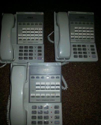 Lot of 3 Panasonic Digital Business System Office Phone Model VB-42210