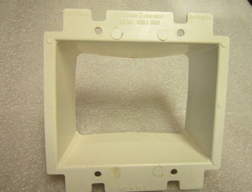 Arlington BE2-1 Electrical Outlet Box Extender 2-Gang New