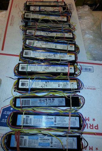 Set of 12 Ballasts **Mixed Pack**  USED 4 Lamp  T8 120/277V
