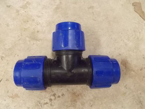 Cepex Plastic Piping Systems Performance Series, 63x63x63 90 degr Tee 01512