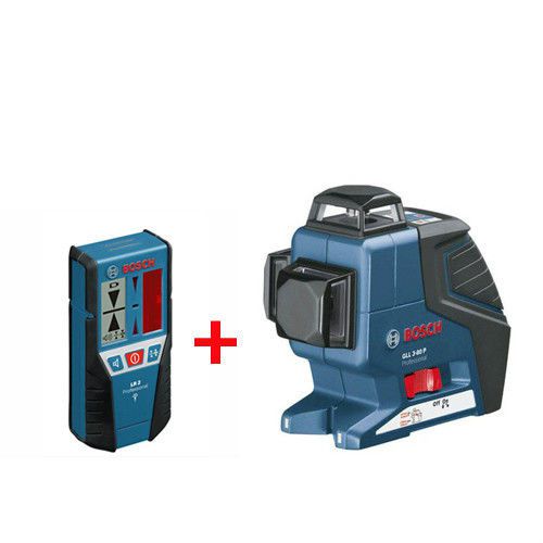 Bosch GLL 3-80 P Professional Line Laser + LR2 Receiver LR2