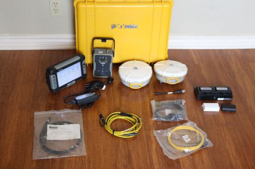 Trimble Dual 5800 RTK Base Rover GPS Survey System Setup w/ TDL-450H &amp; Tablet