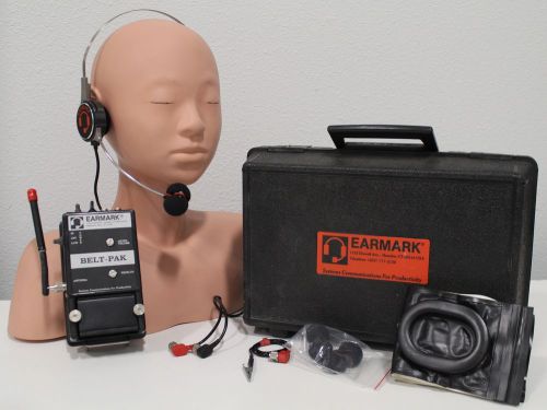 Earmark Inc Headset Frequency 54/82 FCC ID F6G4JR w/ Hard Case + Free Shipping