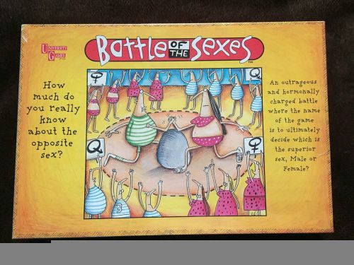 BATTLE OF THE SEXES GAME ( NEW ) (University Games)