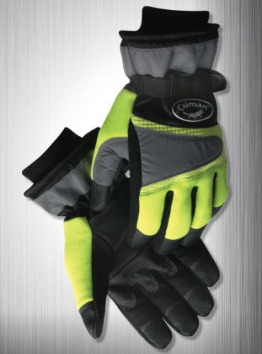 Caiman® 2990 LARGE Rhino-Tex™  Synthetic Leather Hi-Viz Heatrac® Work Gloves