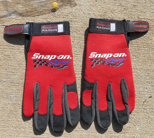 NEW SNAP-ON RACING Gloves Large Size 10 Made By Mechanix Wear