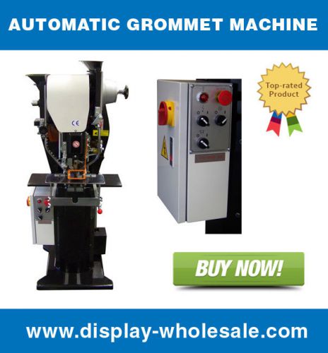 Automatic Grommet Machine #2 (3/8&#034;) + 5000 Grommets (Silver or Gold)