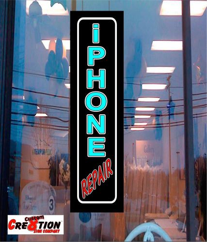 Led light up sign - iphone repair - 46&#034;x12&#034;, neon/banner altern - window sign for sale