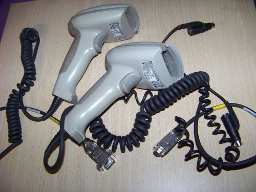 HAND HELD BARCODE SCANNER 2 HANDHELD USA BRAND COMMERCIAL BARCODE SCANNERS USED