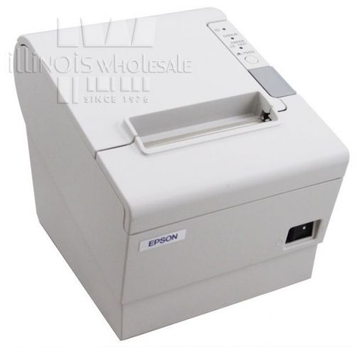 Epson tm-t88iv pos thermal printer, micros idn interface, cool white for sale
