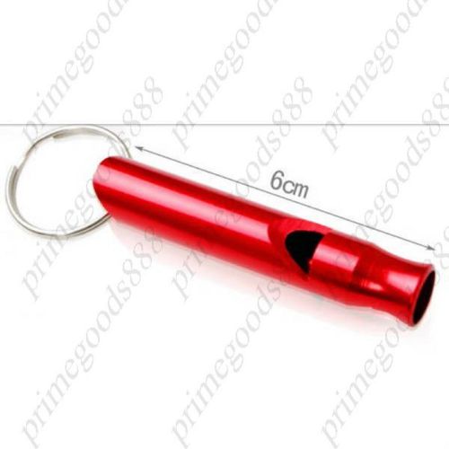 Aluminium Alloy Large Size Lifesaving Whistle for Camping or Travelling Color