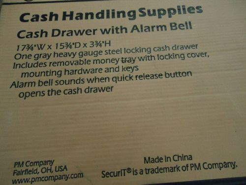 PM Company Cash Drawer With Alarm Bell - 04964