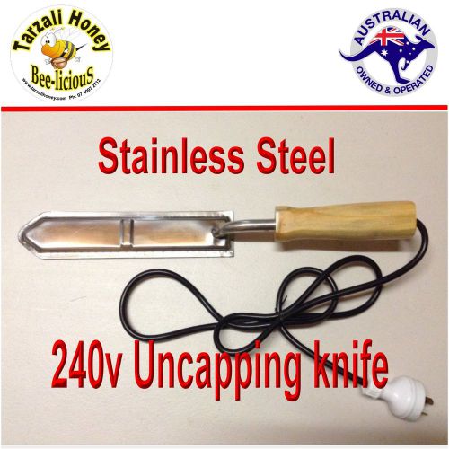 STAINLESS  STEEL 240v ELECTRIC UNCAPPING KNIFE BEEKEEPING  APIARY BEE TOOLS