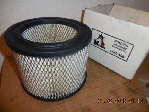 ROGERS MACHINERY  H2406 AIR FILTER  new