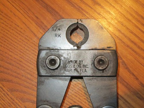 NICOPRESS CRIMPER FOR  1/4&#034; SLEEVES/ LOOS &amp; Co. USA