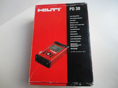 BRAND NEW IN BOX HILTI PD30 LASER range meter PD 30,FREE US SHIPPING