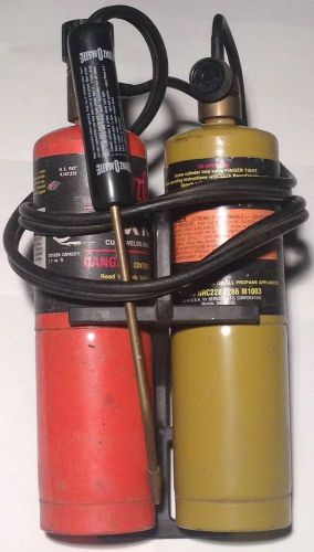 Vintage Bernz-O-Matic Oxygen Propane Torch Kit, Welding Braze Cut Solder Tools