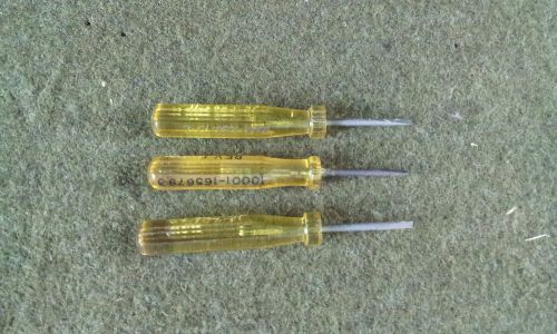 Vaco non-sparking becu beryllium copper screwdriver lot of 3 for sale