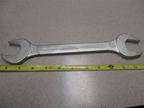 HAZET CHROME OPEN END METRIC WRENCH GERMANY  32 -30
