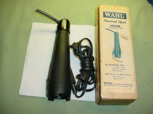 Wahl Thermal-Spot Tester/Tubing Shrinker With Box and Instruction Leaflet