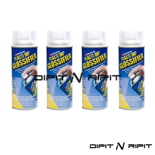 Performix Plasti Dip 4 Pack of Glossifer Aerosol Spray Cans Rubber Dip