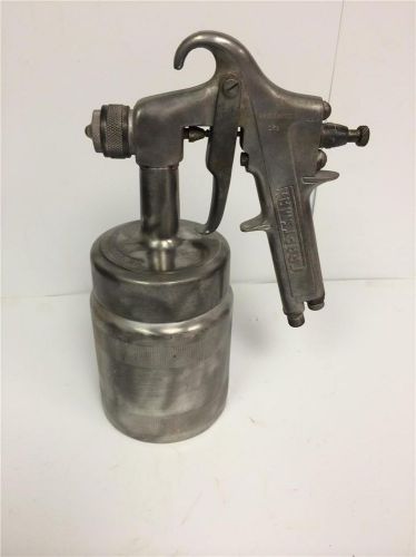 Quality sears craftsman 283.18200 pneumatic air paint spray gun sprayer &amp; pot for sale