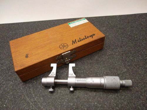 Mitutoyo 145-194 Vernier Inside Micrometer, Caliper Type, 1-2&#034; Range, 0.001&#034;