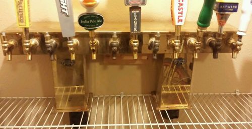 Gold 12 faucet  Perlick beer draft tower